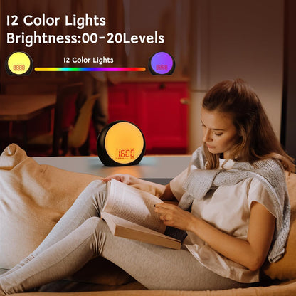 Loud Brown Noise Sounds White Noise Machine 30 Soothing Sounds 12 Color Night Lights Auto-Off Timer Sleep Machine with Memory Function for Baby Kids Adult for Office Privacy White Elephant Gifts