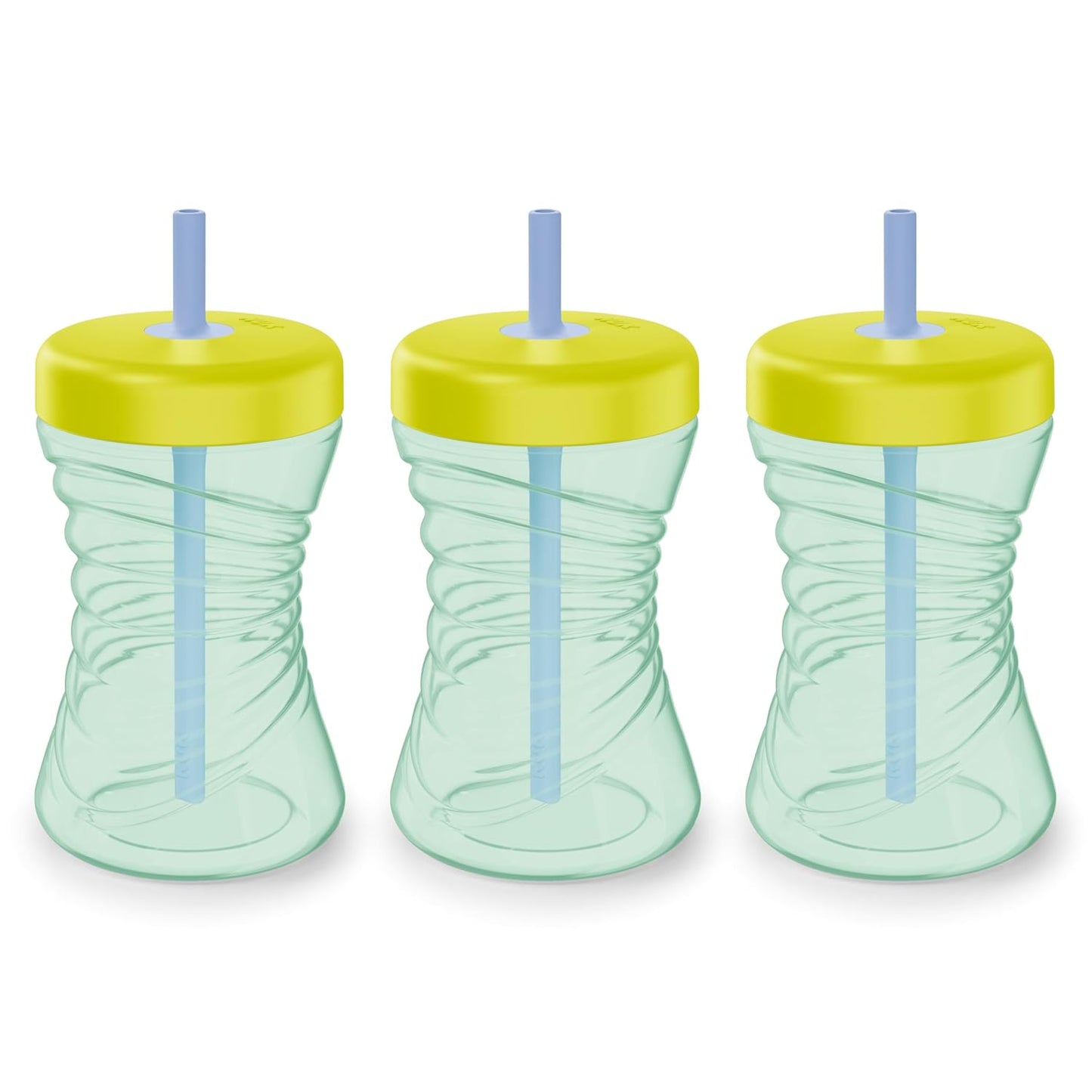 NUK Fun Grips Hard Spout Sippy Cup 10 oz. | Easy to Hold BPA Free Spill Proof Toddler Cup 4pk