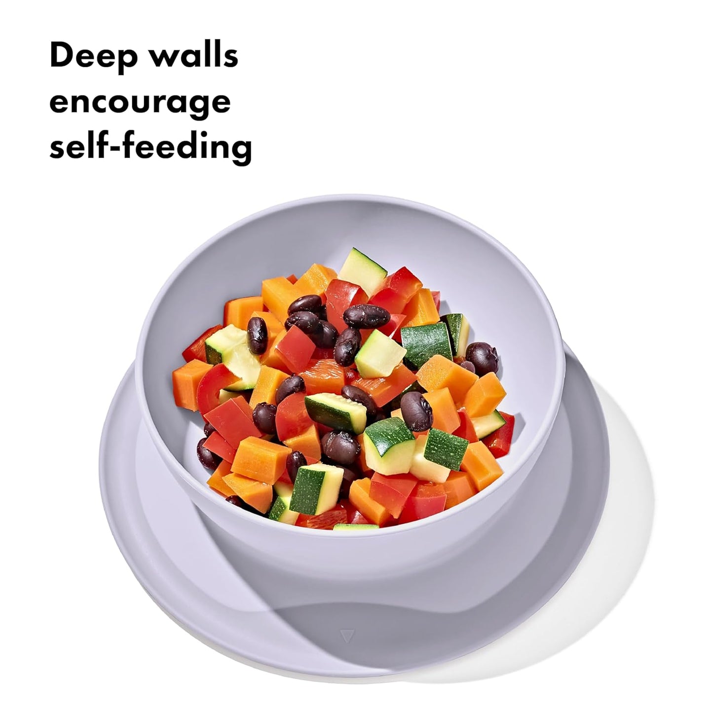OXO Tot Stick & Stay Suction Bowl - Lilac