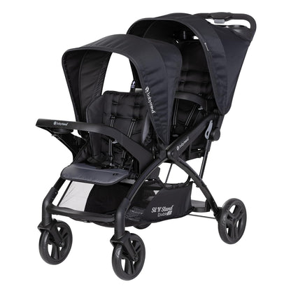 Baby Trend Sit N' Stand® Double 2.0 Stroller, Dash Black