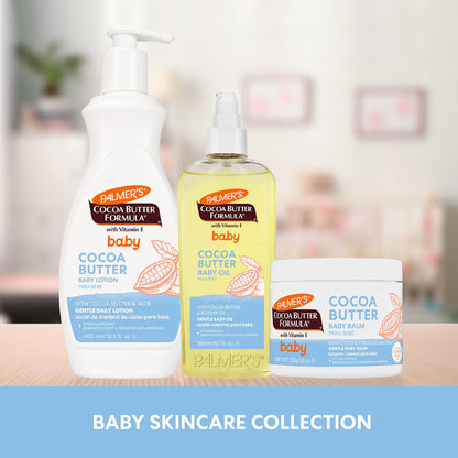 Palmer's Baby Balm, Cocoa Butter Formula Hydrating Baby Cream, 3.5 Oz, Nourishing Dry Skin, Eczema, Cradle Cap & Diaper Rash Cream, Hypoallergenic, 48Hr Moisture, Dermatologist Tested Essentials