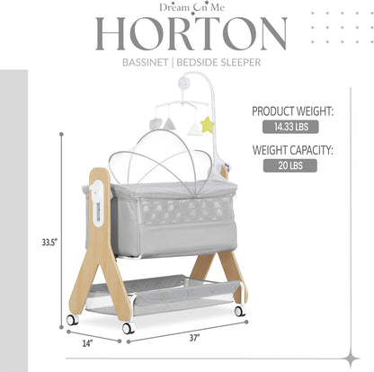 Dream on Me Horton Bassinet and Bedside Sleeper