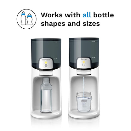 Baby Brezza Instant Baby Bottle Maker with 3 Temperature Settings for Formula Warming, 50oz Tank Capacity, 24/7 Warm Water Dispenser, Electric Kettle Alternative