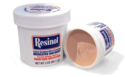 Resinol Medicated Ointment For Itch Relief And Protection Of Skin Rashes and Irritations, 3 Ounce Jar (Pack of 1)