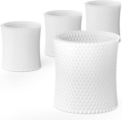 Leemone 4-Pack Bedside Humidifier Filter Replacement Compatible with Canopy Bedside & Nursery Humidifiers, Made with Wood Pulp & Paper Filter, Humidifier Wicking Filter Lasts Up to 6 Weeks
