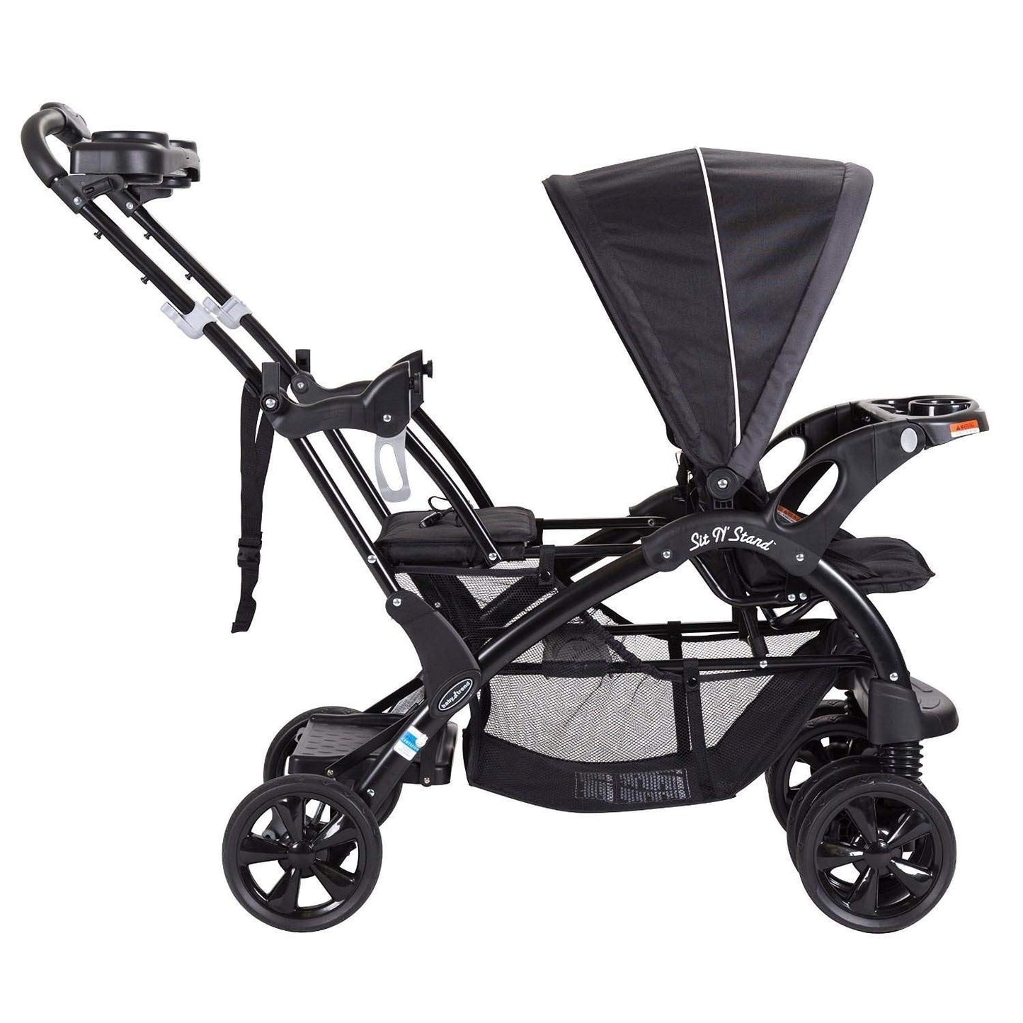 Baby Trend Sit N' Stand® Double 2.0 Stroller, Dash Black