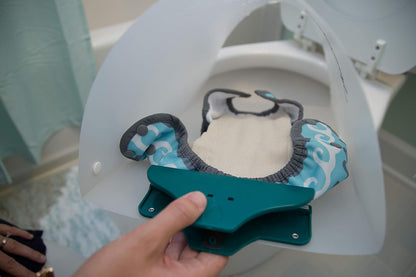 Spray Pal Diaper Sprayer Splatter Shield – Patented Cloth Diaper Cleaning Shield – No-Mess Baby Poop Cleanup – Made in USA – Reusable & Eco-Friendly – Sprayer Accessory