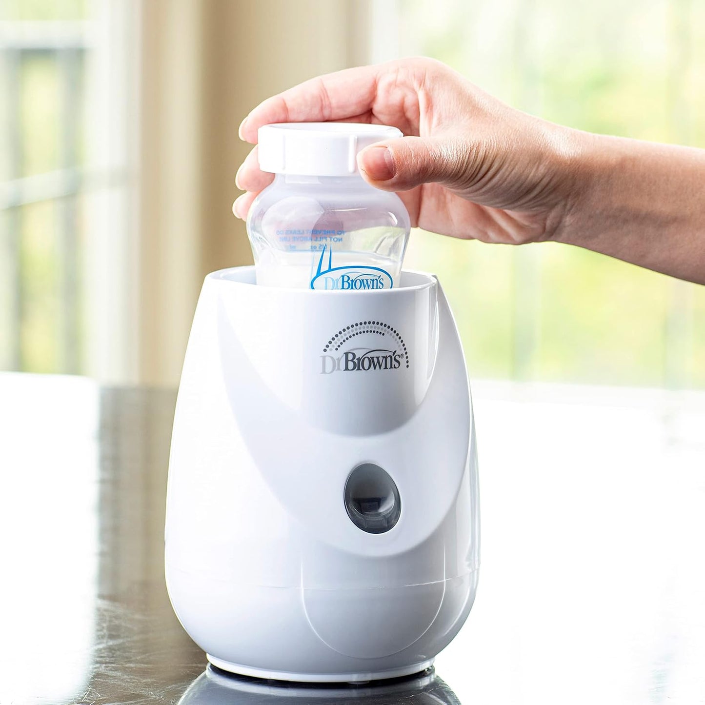 Dr. Brown's Insta-Feed Baby Bottle Warmer and Sterilizer for Baby Bottles and Baby Food Jars, BPA-Free Plastic