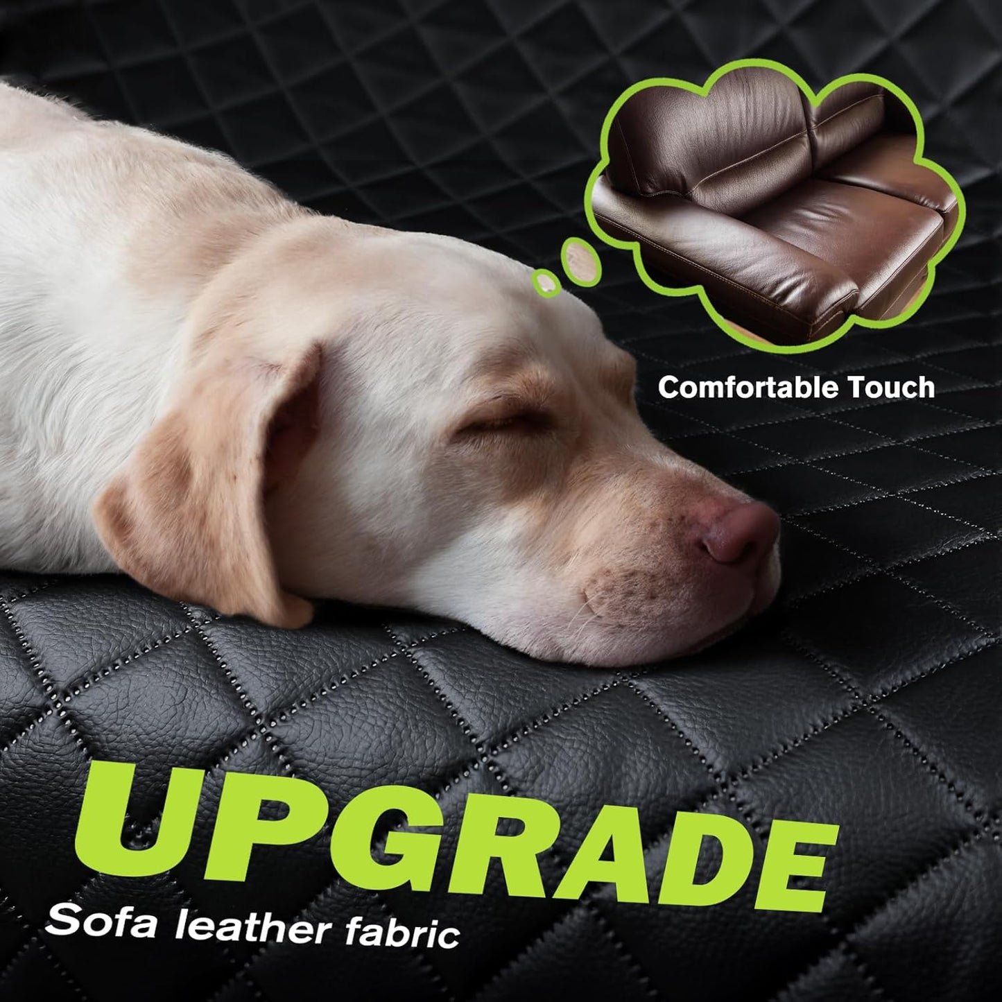 2-in-1 Dog Car Seat Cover for Back Seat, Transform to Passenger Mode - Dog Car Seat, Waterproof, Scratch-resistant, Support to 330lbs, for Outdoor Activities, Travel, to the Vet, for Cars/SUV/Truck
