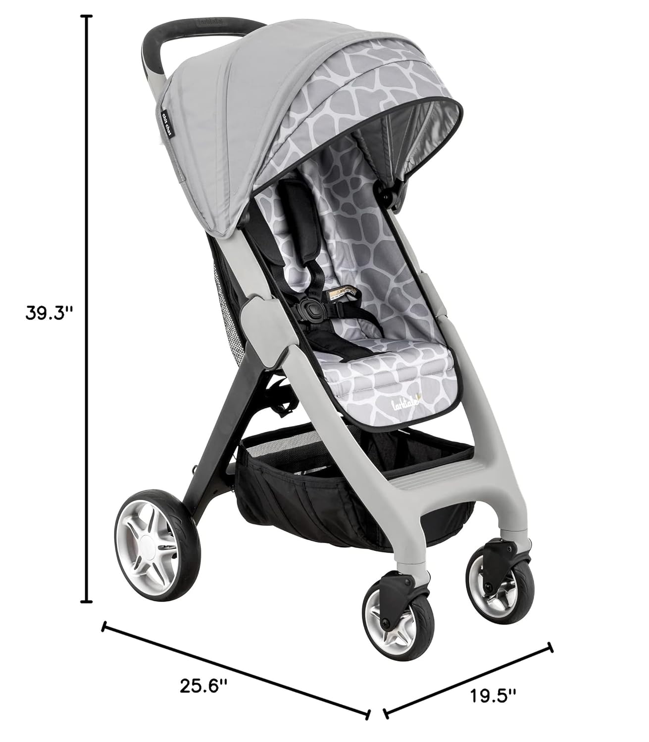Larktale Chit Chat | Lightweight Compact Stroller for Babies & Toddlers 6 Months & Up | Best Travel Stroller | One-Handed Steering & Easy Fold, Longreef Navy