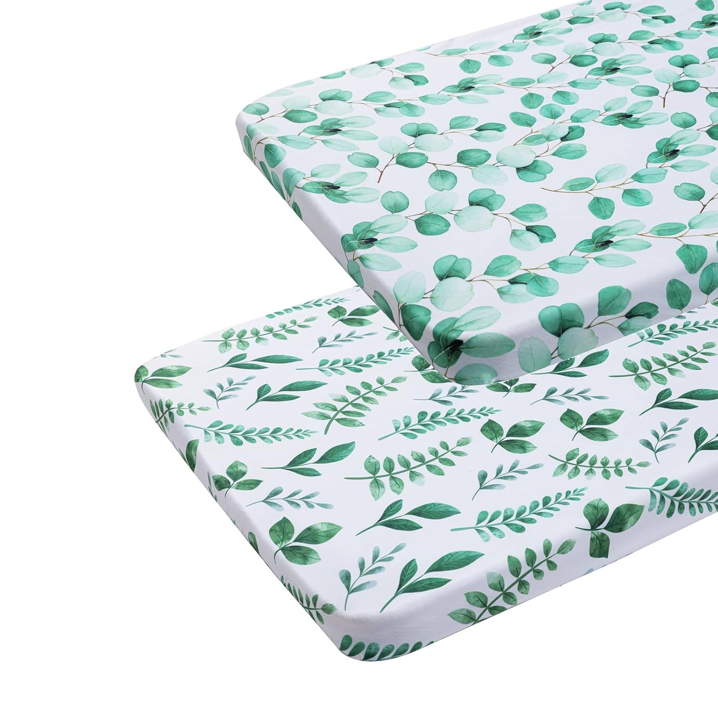 Onacosht Pack and Play Sheets 3 Pack for Baby Boy, Stretchy Jersey Knitted Portable Mini Crib Sheets Playard Mattress Cover, Woodland Animal Elephant Fox Lion Bear Giraffe Zebra Printing