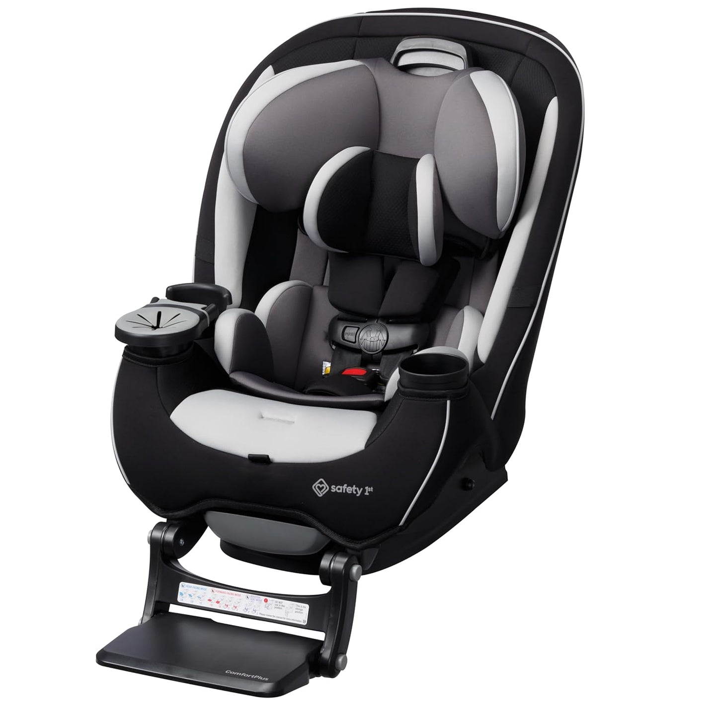 Safety 1st Grow and Go All-in-One Slim Convertible Car Seat, Rear Facing, 5-40 lbs, Forward Facing (30–65 lbs), High Back Booster Seat 40-100 pounds, Alaskan Blue