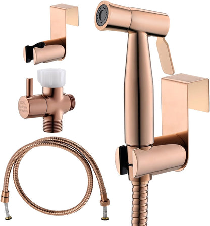 Purrfectzone Bidet Sprayer for Toilet, Handheld Sprayer Kit, Cloth Diaper Sprayer Set - Easy to Install - Stainless Steel