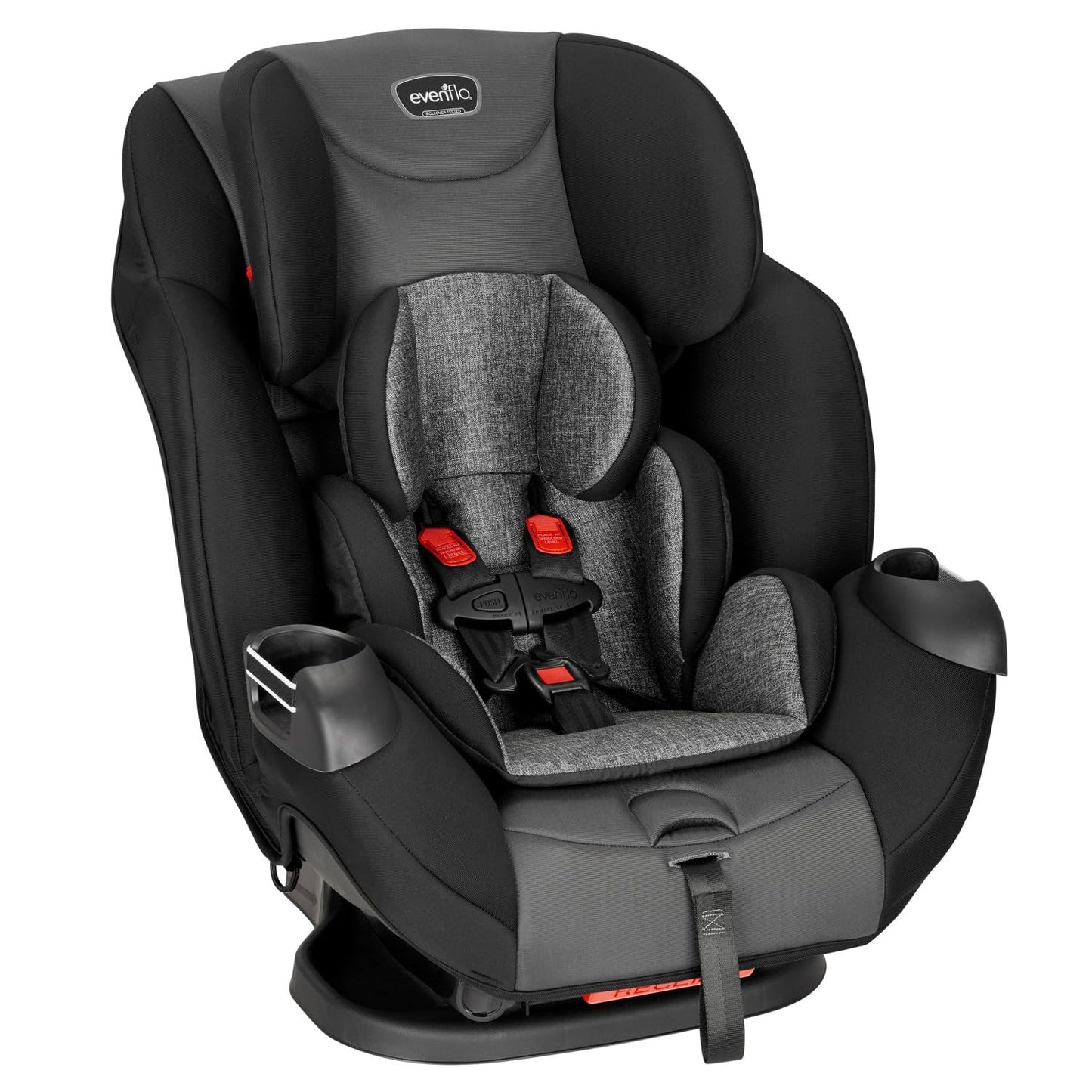 Evenflo Symphony Sport All-in-One Convertible Car Seat (Charcoal Shadow)
