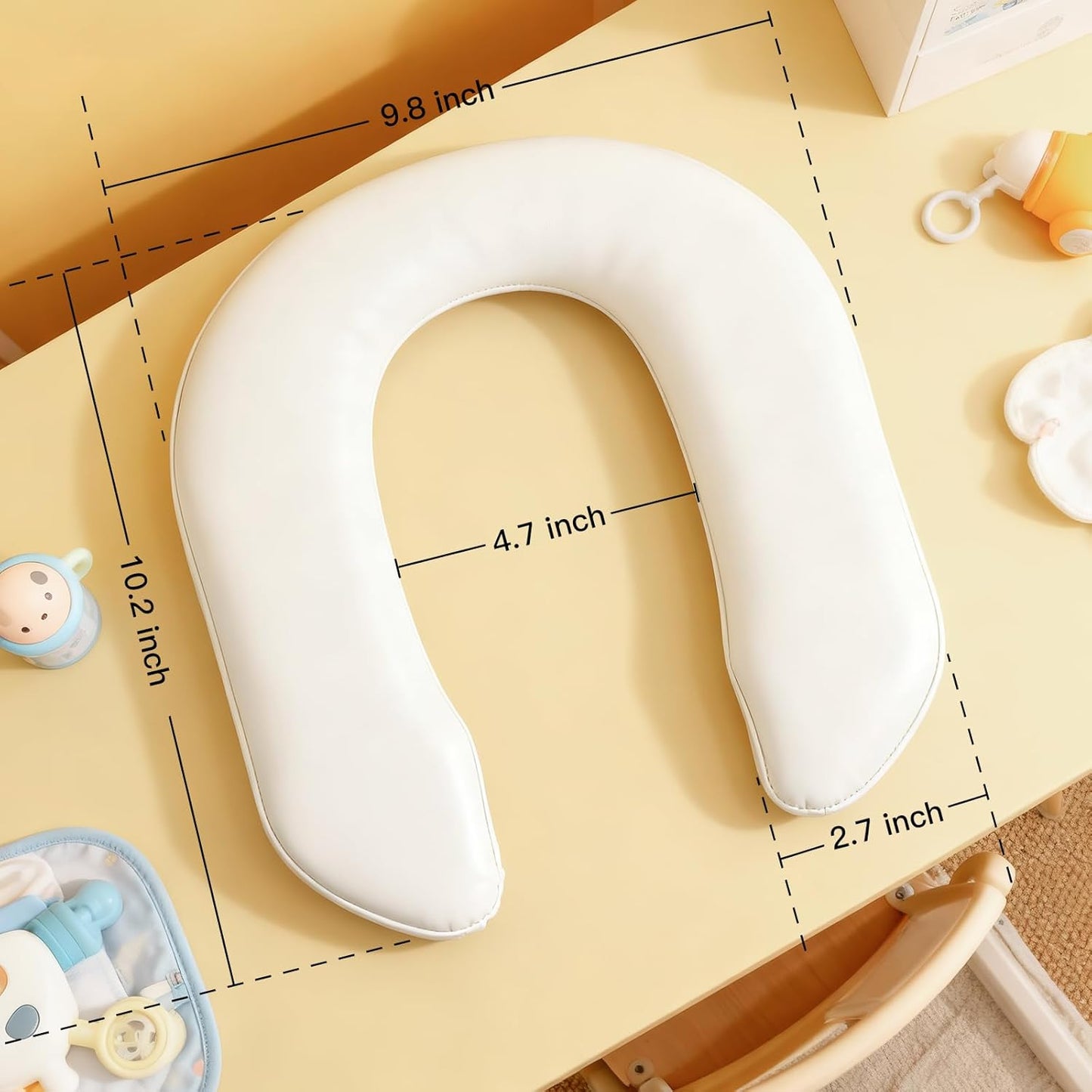 SKYROKU Potty Seat Cushion Replacement - 0.78 inch Thick Soft Padded Toilet Training Seat Cover - Anti-Cold & Comfortable (8838 8839)