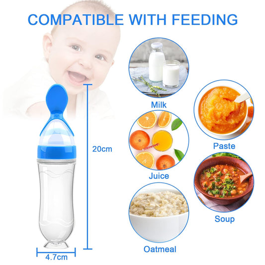 WAJIAYON Baby Fruit Feeder Pacifier | Infant Food Feeder Pacifier & Food Dispensing Spoon | Fresh Fruit Teethers for Babies | Silicone Feeder Baby,Mesh teethers for Babies Gifts for Boys and Girls