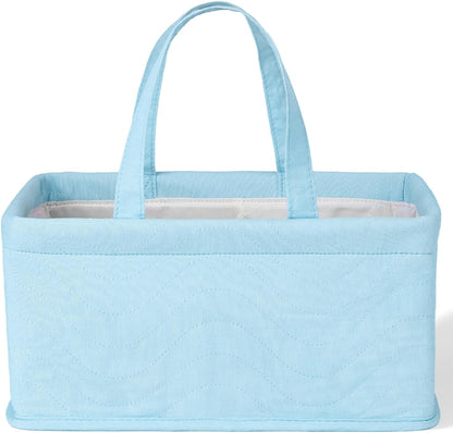 Mr. Pen- Baby Diaper Caddy Organizer, Blue, Baby Caddy Organizer with Handle, Compact Size, Collapsible & Portable