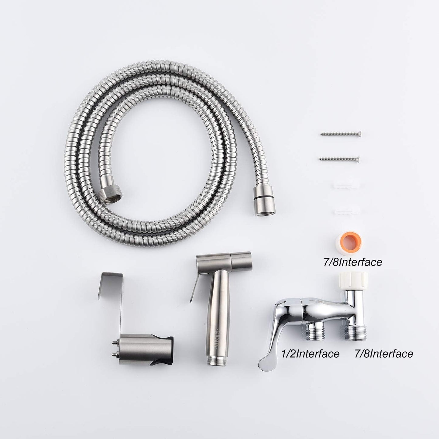 Handheld Metal Bidet Sprayer & Cloth Diaper Washer Combo