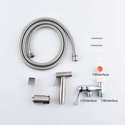 Handheld Metal Bidet Sprayer & Cloth Diaper Washer Combo