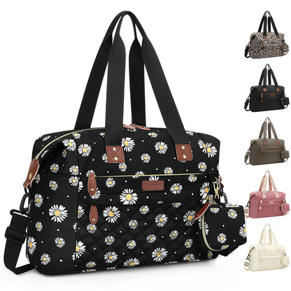 Pritent Diaper Bag Tote - Diaper Baby Bags with Pacifier Case, Shoulder Straps, Stroller Clips, Waterproof Large Mommy Maternity Travel Baby Bag for Mom and Dad, Green, Medium
