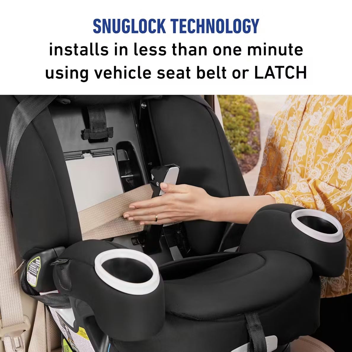 Graco® 4Ever DLX 4 in 1 Car Seat | Infant to Toddler Car Seat, Maven, Adaptable for 10 Years of Use, Size: 20x21.5x24 Inch
