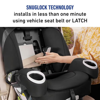 Graco® 4Ever DLX 4 in 1 Car Seat | Infant to Toddler Car Seat, Maven, Adaptable for 10 Years of Use, Size: 20x21.5x24 Inch