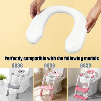SKYROKU Potty Seat Cushion Replacement - 0.78 inch Thick Soft Padded Toilet Training Seat Cover - Anti-Cold & Comfortable (8838 8839)