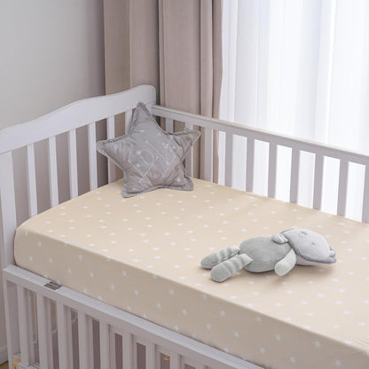 PHF 3 Pack Soft Mini Crib Sheets, Floral & Animal Pack N Play Sheets for Baby Boys Girls, No Slip Universal Fit for Pack N Play, Playard, Portable and Mini Crib Mattresses,Floral & Animal