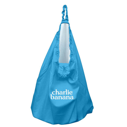 CHARLIE BANANA Reusable and Washable Cloth Diaper Wet Bag, Waterproof Hanging Diaper Pail and Laundry Bag, Yellow