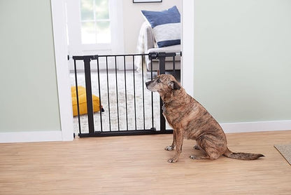 Safety 1st Easy Install 28'' Walk Thru Gate, Fits Between 29'' and 38'', Black, 1-Pack,(GA105CBLK)