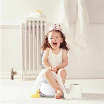 Travel Potty for Toddler Portable Foldable Potty Training Toilet for Boys Girls Baby Kids Children Indoor Outdoor,Pink