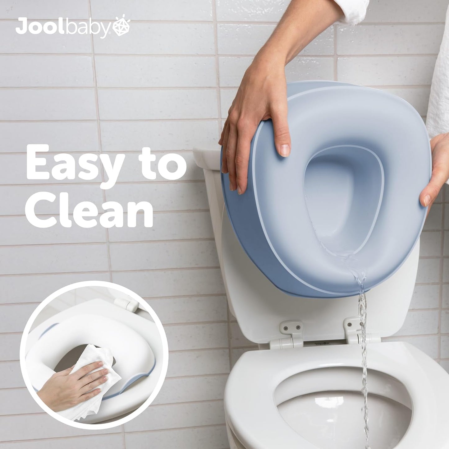 Jool Baby 2-in-1 Toddler Potty Chair + Training Seat for Toilet Training – Splash Guard, Easy to Clean (Sage)