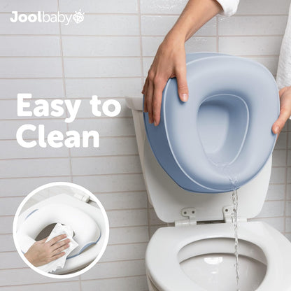 Jool Baby 2-in-1 Toddler Potty Chair + Training Seat for Toilet Training – Splash Guard, Easy to Clean (Sage)
