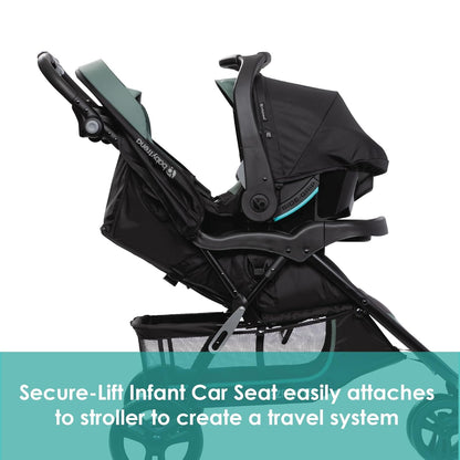 Baby Trend Stroller and EZ-Lift Infant Car Seat, EZ Ride Travel System, Dash Grey