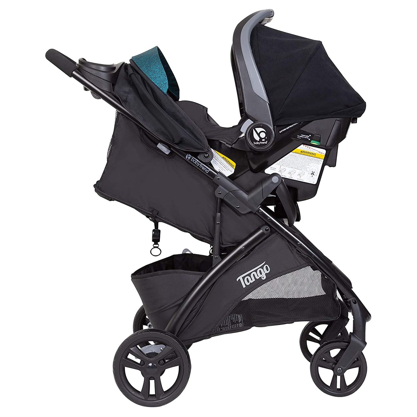 Baby Trend Tango PRO Travel System with Secure-Lift Infant Car Seat, Dash Black