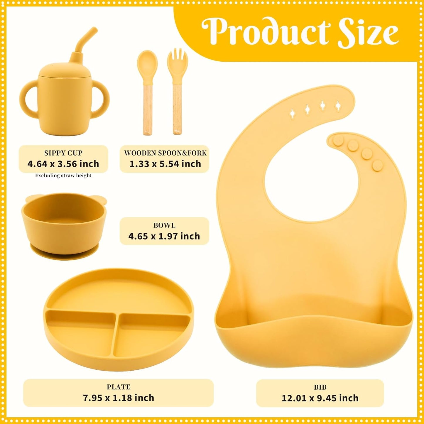 Silicone Baby Feeding Set 21 Pcs, Baby Led Weaning Supplies, Baby Feeding Supplies Set BPA Free, Essentials for Newborn Gift Mixed