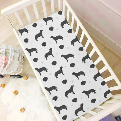 Fitted Crib Sheets Turtle Sea Horse Stretchy Portable Playard Sheets for Baby Toddler, Breathable Soft Mini Crib Mattress 39 x 27 in for Boys and Girls