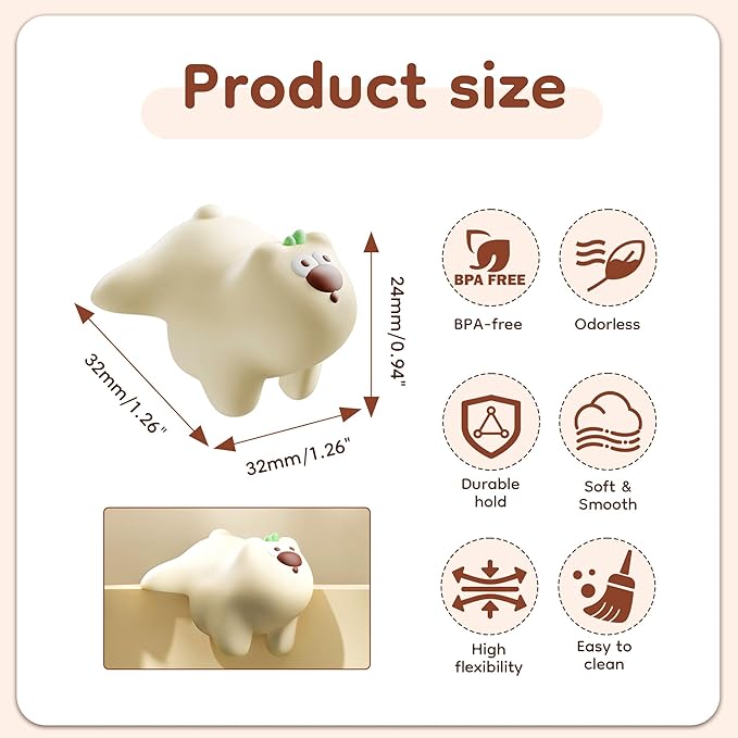 Corner Protectors Guards 4-Pack Soft Edge Guards Adhesive Furniture Corner Guards Edge Safety Bumpers - Baby Proof Bumper Cushion to Cover Sharp Furniture Table Edges (Bear)