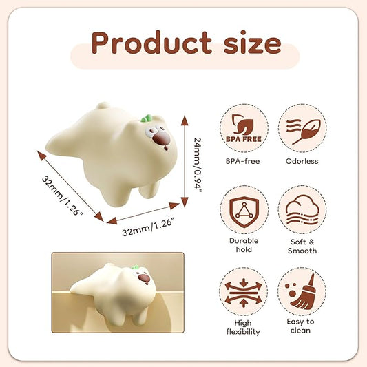 Corner Protectors Guards 4-Pack Soft Edge Guards Adhesive Furniture Corner Guards Edge Safety Bumpers - Baby Proof Bumper Cushion to Cover Sharp Furniture Table Edges (Bear)