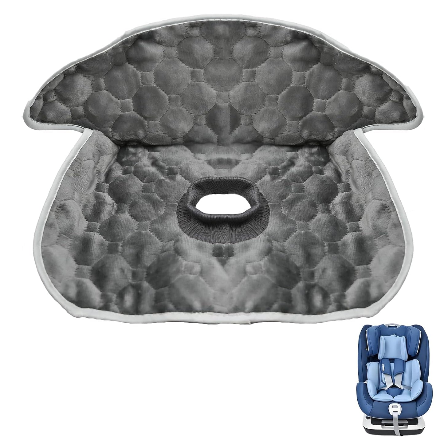 Seat Protector Waterproof Liner Potty Training Toddlers, Waterproof Piddle Pads Seat Potty Training Protector, Piddle Pad for Carseat/Stroller/Highchair, Gray