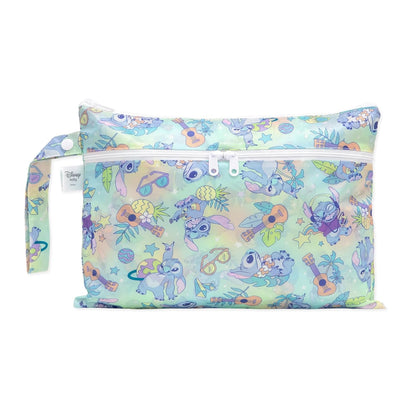 Bumkins Disney Waterproof Wet Bag for Baby, Travel, Swim Suit, Cloth Diapers, Pump Parts, Pool, Gym Clothes, Toiletry, Strap to Stroller, Daycare, Zip Reusable Bag, Packing Pouch, Winnie the Pooh