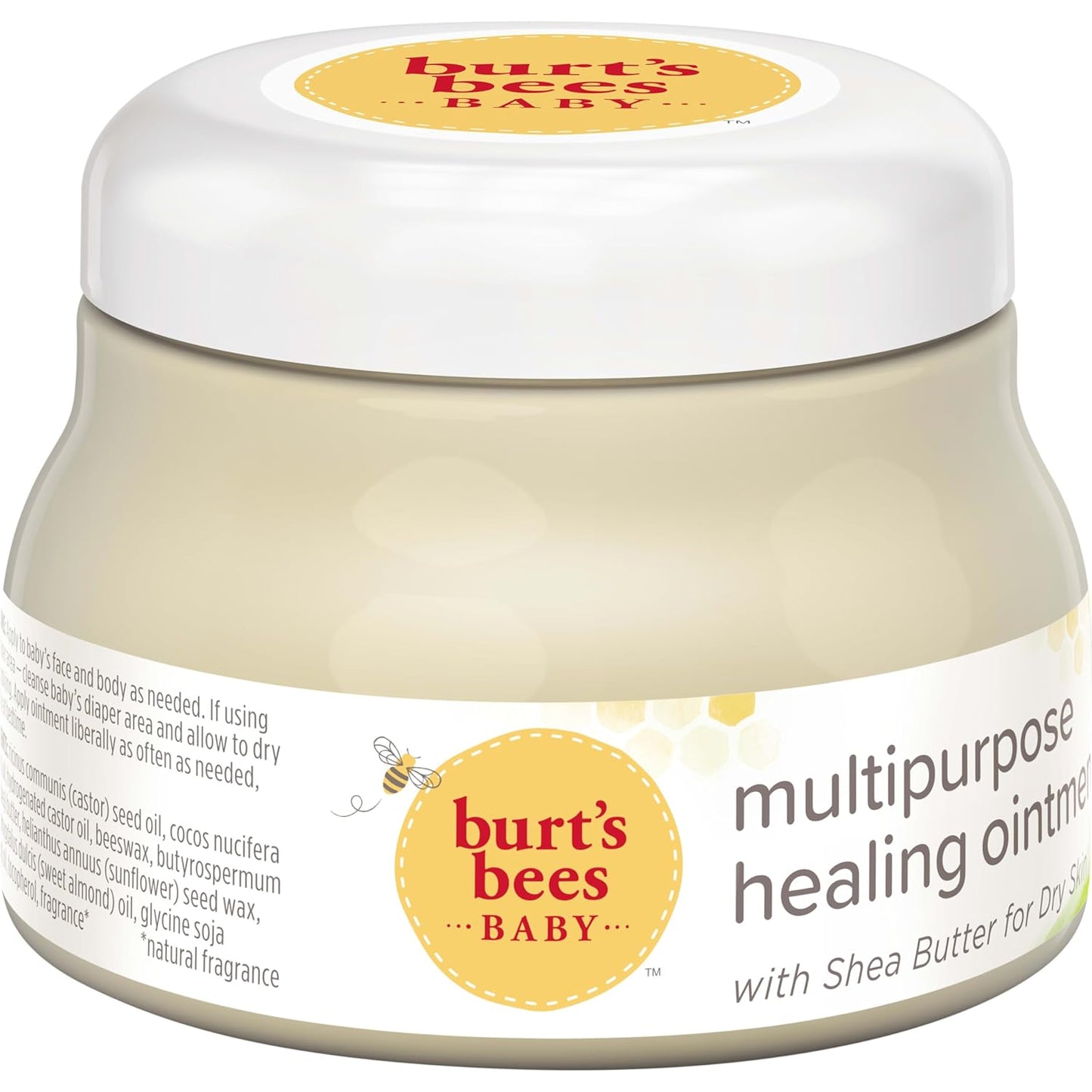 Burt's Bees Baby 100% Natural Origin Multipurpose Healing Ointment, Face & Body Baby Ointment – 7.5 Ounce Tub