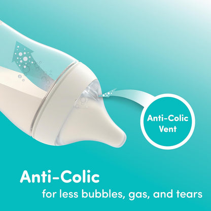 NUK Perfect Match, Slow Flow, Soft Silicone Nipple with Anti-Colic Vent, 2 Pack, BPA Free