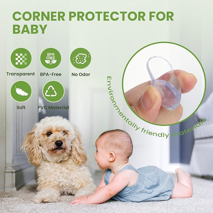 16pack Corner Protector Baby Corner Protectors Clear Furniture Corner Guard Baby Proof Bumper Table Edges Furniture Sharp Corners Baby Proofing