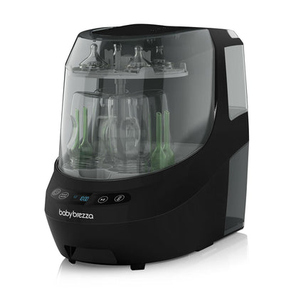 Baby Brezza Bottle Washer Pro - Baby Bottle Washer, Sterilizer + Dryer - All in One Machine Cleans Baby Essentials, Bottles + Pump Parts – Appliance Replaces Bottle Brushes & Drying Racks, Charcoal