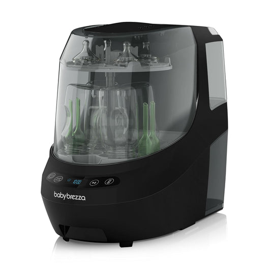 Baby Brezza Bottle Washer Pro - Baby Bottle Washer, Sterilizer + Dryer - All in One Machine Cleans Baby Essentials, Bottles + Pump Parts – Appliance Replaces Bottle Brushes & Drying Racks, Charcoal