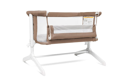 Baby Delight Beside Me Serenity Bassinet | Lightweight Bedside Sleeper & Baby Bassinet | 7-Position Height Adjustment | 100% GOTS Certified Organic Cotton Fabric | Organic Sage