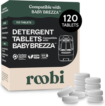 Roobi Descaling Solution Compatible with Baby Brezza. Specially Formulated to Clean & Descale Baby Appliances. Up to 2 Uses per Bottle, 2 Pack. Carbon Neutral.