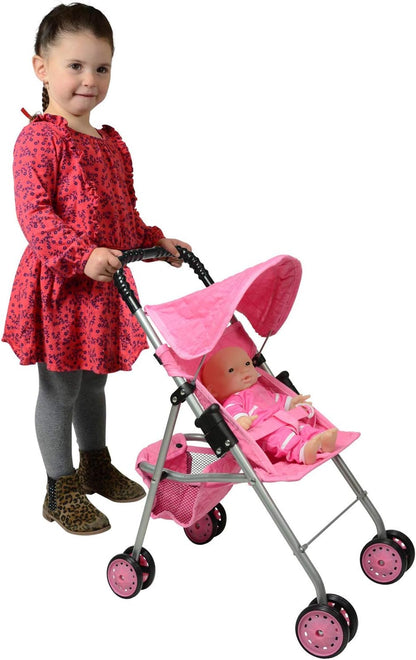 My First Doll Stroller Denim for Baby Doll