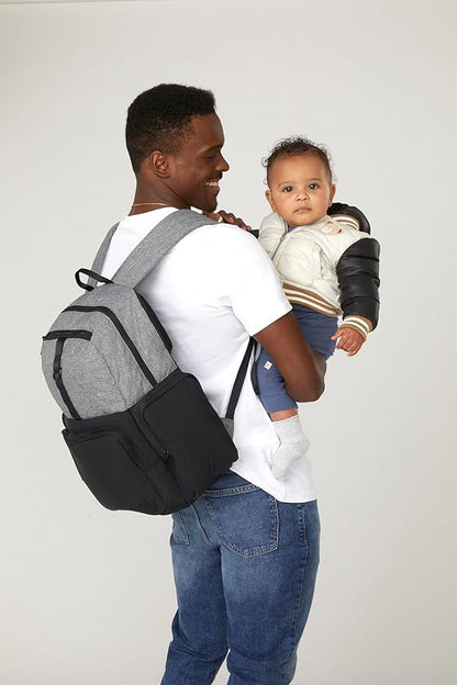 HUGGIES Unisex-adult Day Pack Diaper Backpack, Medieval Blue/Two Tone, One Size